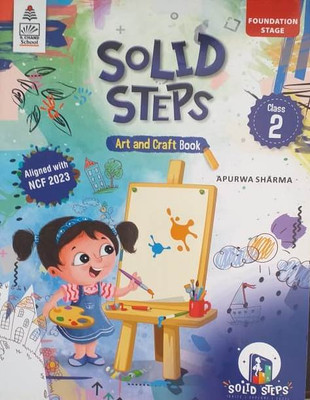 solid steps art and craft book class 2(Paperback, .)