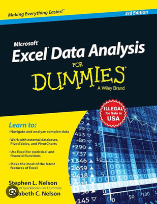 Microsoft Excel Data Analysis for Dummies, 3ed | e(Paperback, Nelson)