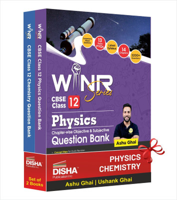 Disha Combo (set of 2 Books) WINR Series CBSE Class 12 Physics & Chemistry Chapter-wise Objective & Subjective Question Bank | New Syllabus | For 2026 Exam | Fully Solved | Competency (CFPQ)(Paperback, Ashu Ghai, Ushank Ghai)