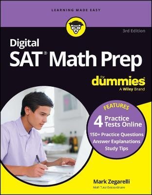 Digital SAT Math Prep For Dummies(English, Paperback, Zegarelli Mark)