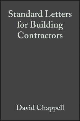Standard Letters for Building Contractors 3e(English, Other digital, Chappell D)