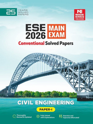 ESE 2026 Mains Examination: Civil Engineering Conventional Paper-1(Paperback, Made Easy Team)