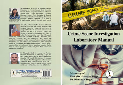 Crime Scene Investigation Laboratory Manual  - A5 Size(Paperback, Ms. Ananya G, Prof. (Dr.) Jaskaran Singh, Dr. Bikramjit Singh)