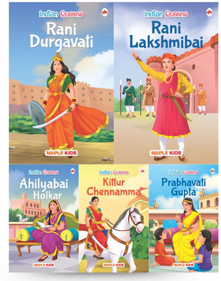 Story Books for Kids - Indian Queens (Set of 5 Books) (Illustrated)(Paperback, Maple Press)