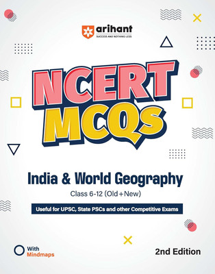 Arihant Ncert MCQS Indian and World Geography Class 6-12 (Old + New) Upsc, State Psc and Competitive Exams Preparation Mind Maps, Practice Questions and Solutions(English, Paperback, Jamil Vipul Kumar Tripathi Aqsa)