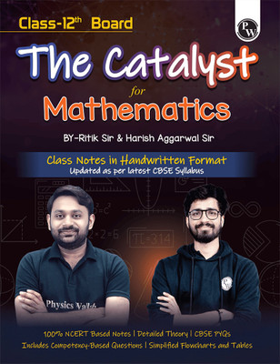 PW Class 12 Board The Catalyst For Maths Practice Qs Booklet By Ritik Sir & Harish Sir(English, Hardcover, unknown)