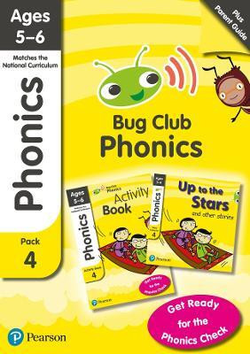 Phonics - Learn at Home Pack 4 (Bug Club), Phonics Sets 10-12 for ages 5-6 (Six stories + Parent Guide + Activity Book)(English, Book, Johnston Rhona)
