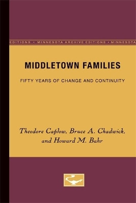 Middletown Families(English, Paperback, Caplow Theodore)