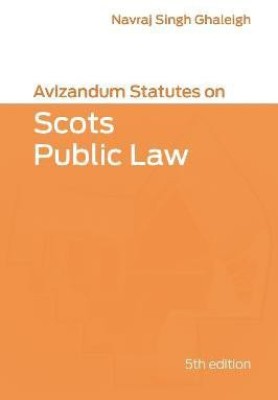 Avizandum Statutes on Scots Public Law(English, Paperback, unknown)