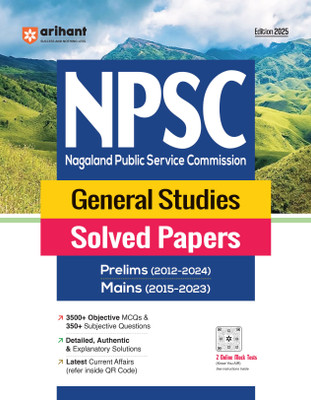 Arihant Edition 2025- NPSC General Studies Solved Papers (For Prelims {2012-2024} and Mains {2015-2023})(Paperback, Dr. Rajesh Rajan)