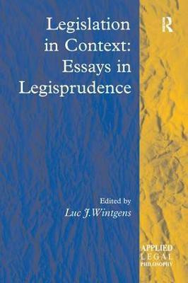 Legislation in Context: Essays in Legisprudence(English, Paperback, unknown)