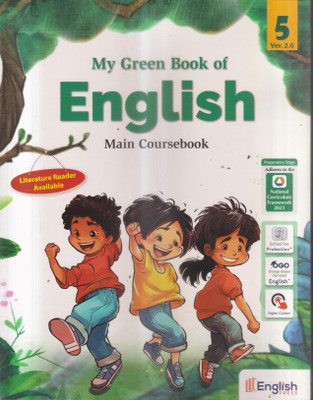 MY GREEN BOOK OF ENGLISH MAIN COURSEBOOK VER 2.0 -5(Paperback, JYOTI BHALLA)