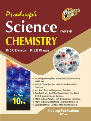 Pradeep's Science Part-II Chemistry for Class 10th (2024-25)(English, Paperback, Kheterpal S.C.)