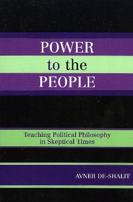 Power to the People(English, Paperback, de-Shalit Avner)