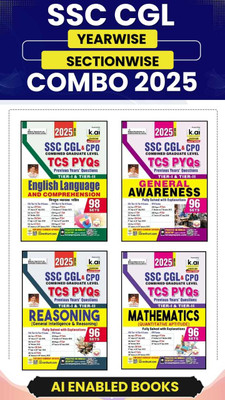 SSC CGL Yearwise & Sectionwise Math+ Reasoning+ General Awareness+ English Language Edition 2025 (English Medium) (Combo SSC CGL Yearwise K018) (Paperback, Think Tank of Kiran Institute of Career Excellence, KICX)(Hindi, Hardcover, unknown)