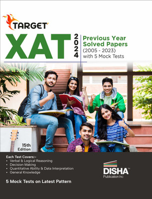 Target Xat 2024 - Previous Year Solved Papers (2005 - 2023) with 5 Mock Tests Pyqs Question Bank Quantitative Aptitude, Verbal Ability, Reading Comprehension & Reasoning(English, Paperback, unknown) Target Xat 2024 - Previous Year Solved Papers (2005 - 2023) with 5 Mock Tests Pyqs Question Bank Quantitative Aptitude, Verbal Ability, Reading Comprehension & Reasoning(English, Paperback, unknown)