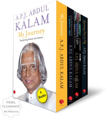 COLLECTIONS (MY JOURNEY, THE GUIDING LIGHT, LEARNING HOW TO FLY, GOVERNANCE FOR GROWTH IN INDIA)(English, Paperback, A.P.J.ABDUL KALAM)