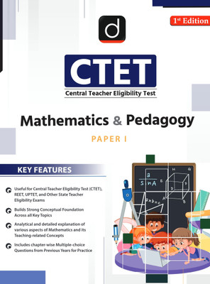 CTET Mathematics & Pedagogy – Paper I | English | First Edition | Drishti CTET | Comprehensive Guide For Exam Preparation(Paperback, Drishti Publications)