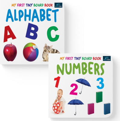 My First Tiny Board Books - Set of 2 Books - Alphabet and Numbers For Kids(Hardcover, BOOKFORD PUBLICATIONS PVT. LTD.)
