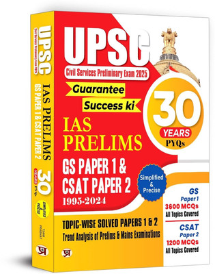 Upsc Civil Services Preliminary Exam-2023, 28 Years Topic-Wise Solved Papers 1995 2022 General Studies & Csat Paper-I & II  - Revised and Updated Syllabus 2024 Edition(English, Paperback, Rannjan Manish)