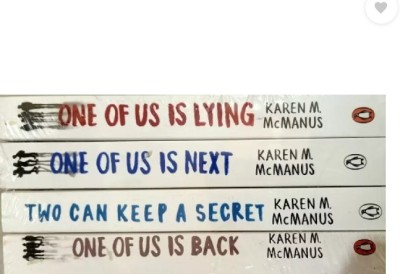 One Of Us Is Lying + One Of Us Is Next + Two Can Keep A Secret + One Of Us Is Back (Set Of 4 Books) (Paperback, Karen M. McManus)(Paperback, Karen M. McManus)