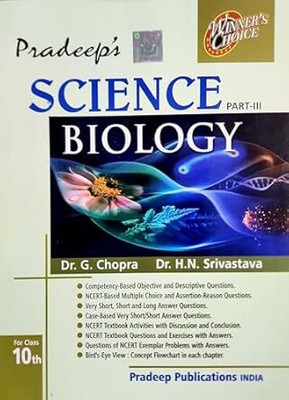 Pradeep's Science Part-III Biology for Class 10th (2025-26)(English, Paperback, unknown)