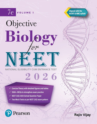 Pearson Objective Biology for Neet(English, Paperback, Vijay Rajiv)
