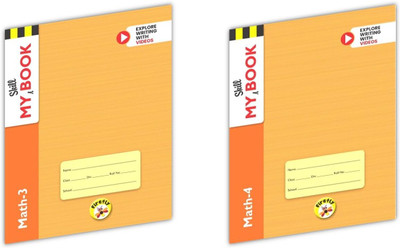 Firefly My Skill Book Maths 3 & 4 - Sr. Kg. A Practice Book Set for Pre-school (Set of 2 Books)(Paperback, Firefly)