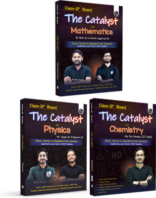 PW Class 12 Board The Catalyst For Physics, Chemistry & Maths Combo of 3 Books(Paperback, PW)