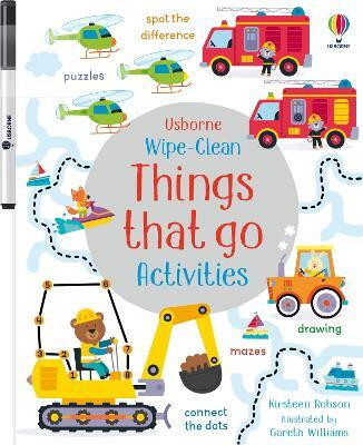 Wipe-Clean Things That Go Activities(English, Paperback, Robson Kirsteen)