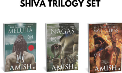 SHIVA TRILOGY SET | (THE IMMORTALS OF MELUHA, THE SECRET OF THE NAGAS, OATH OF THE VIYUPUTRAS) | 3 BOOKS COMBO | ENGLISH |(Paperback, AMISH)