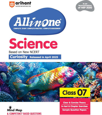 Arihant All in One Science Class 7 for CBSE Exam 2025-26| Latest NCERT-Based Book | Full Syllabus Coverage with Chapterwise Theory, Grammar, Writing, Practice & Sample Papers(Paperback, Priyasha Gupta , Tarnija Midha, Manvi Sirohi)