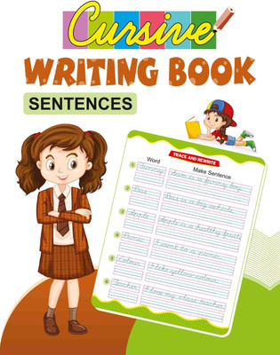 Cursive Writing Book: Sentences(Paperback, LS Editorial Team)