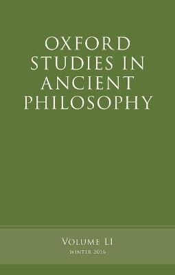 Oxford Studies in Ancient Philosophy, Volume 51(English, Hardcover, unknown)