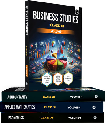 (Old Edition) PW CBSE Class 11 Accountancy Volume 1 and 2, Business Studies, Applied Math, Statistics for Economics, Introductory Miceco. Combo Set of 6 Books(Paperback, PW)