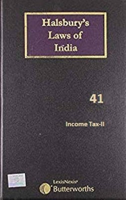 Halsbury's Laws of India-Income Tax - II;
Vol 41(Paperback, HLI)