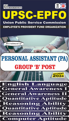 UPSC EPFO Personal Assistant Exam Book 2024 (Employees Provident Fund Organization) PA(Paperback, CHETAN SAKHUJA)