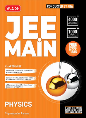MTG JEE Main Physics Chapterwise Theory with MCQs Book For 2025 Exam | Previous Year Solved Question Paper (PYQs), 1000+ Formulae, Derived Concepts & Free Online Mock Tests(Paperback, Shyamsunder Raman)