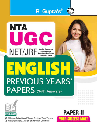 NTA-UGC-NET/JRF: ENGLISH (Paper-II) Previous Years’ Papers (With Answers)(Paperback, RPH Editorial Board)