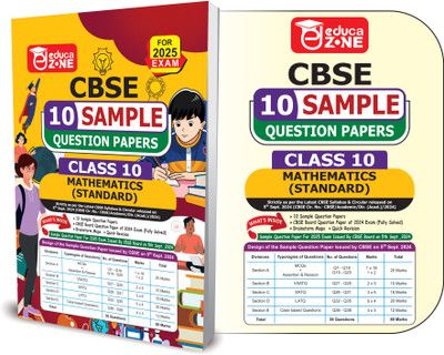 CBSE Class 10 Mathematics Book 2025(Paperback, EDUCAZONE PANEL OF EXPERT)