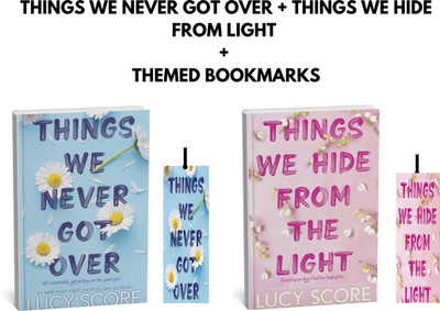 Things we never got over + Things we hide from light | 2 books combo | Themed bookmarks | English(Paperback, LUCY SCORE)