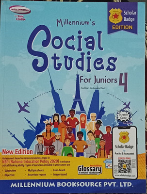 Social studies For Juniors Book 4(Millennium Books, Sushmita Dutt)