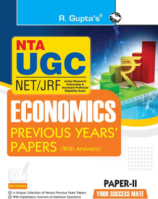 NTA-UGC-NET/JRF: ECONOMICS (PAPER II) Previous Years' Papers (With Answers)(English, Paperback, RPH Editorial Board)