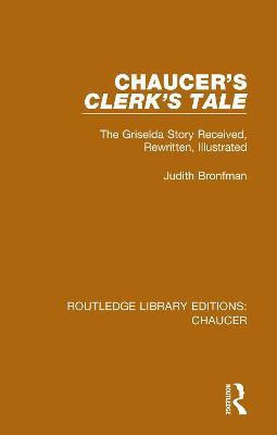 Chaucer's Clerk's Tale(English, Hardcover, Bronfman Judith)