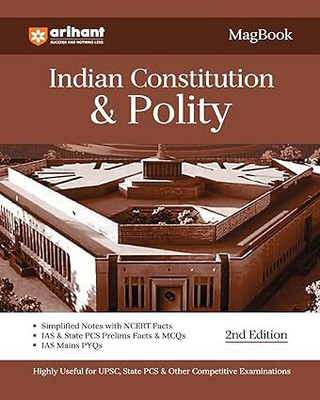 Arihant Magbook Indian Constitution & Polity for UPSC Civil Services IAS Prelims / State PCS & other Competitive Exam | IAS Mains PYQs(Paperback, Manohar Pandey)