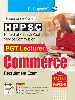 HPPSC: PGT Lecturer COMMERCE (Paper-I & Paper-II) Recruitment Exam Guide(English, Paperback, RPH Editorial Board)