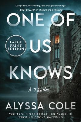 One of Us Knows [Large Print](English, Paperback, Cole Alyssa)