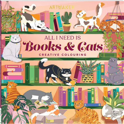 Art Maker Creative Colouring Books & Cats | Colouring Book for 8 to 12 Year Kids(Paperback, Hinkler)