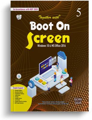 Together With Boot On Screen Windows 10 & Microsoft Office 2016 For Class 5 Computer Book