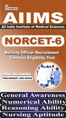 AIIMS NORCET 6 2024 (Nursing Officer Common Eligibility Test) (Set of 4 Books)(Paperback, CHETAN SAKHUJA)